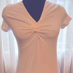 Talbots white twist top women’s small